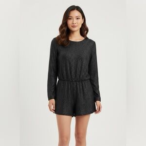 MLV Black Textured Women's Blouse
